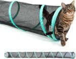 Kitty City 10-foot teal mesh play tunnel