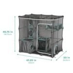Kitty City Outdoor Mega Catio Kit size diagram